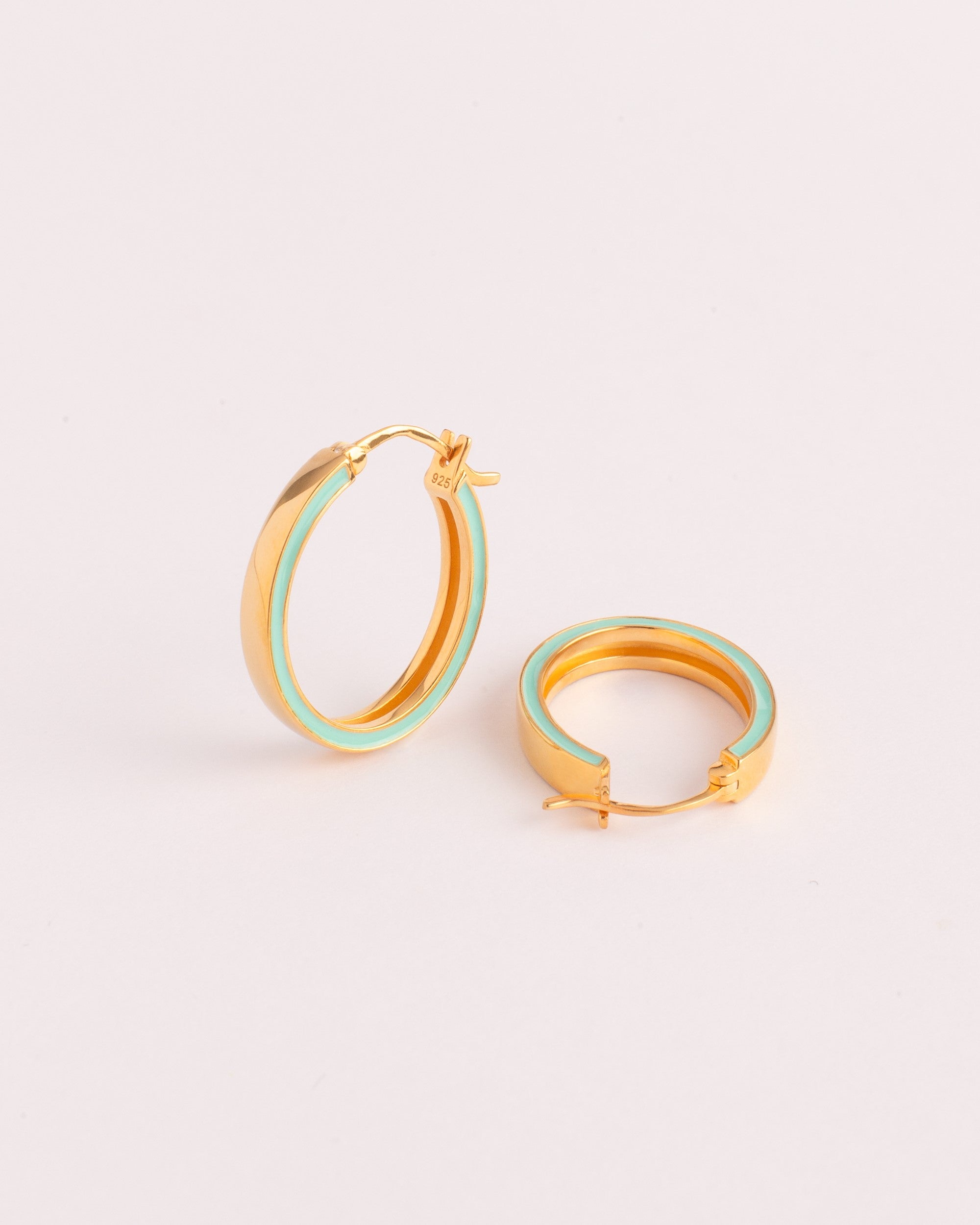 Edge Hoop Earrings