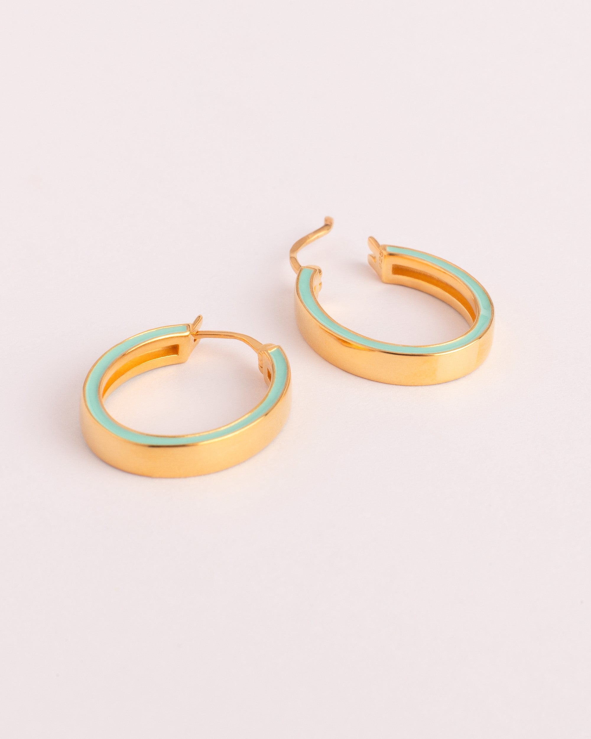 Edge Hoop Earrings