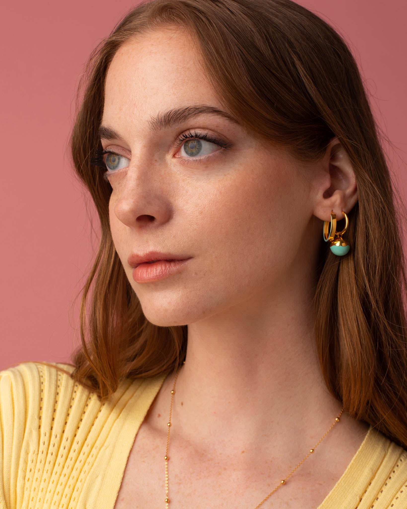 Edge Hoop Earrings
